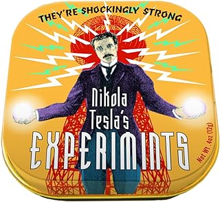 Nikola Tesla ExperiMints Breath Mints - 1 Tin, Net Wt .4oz (12g)
