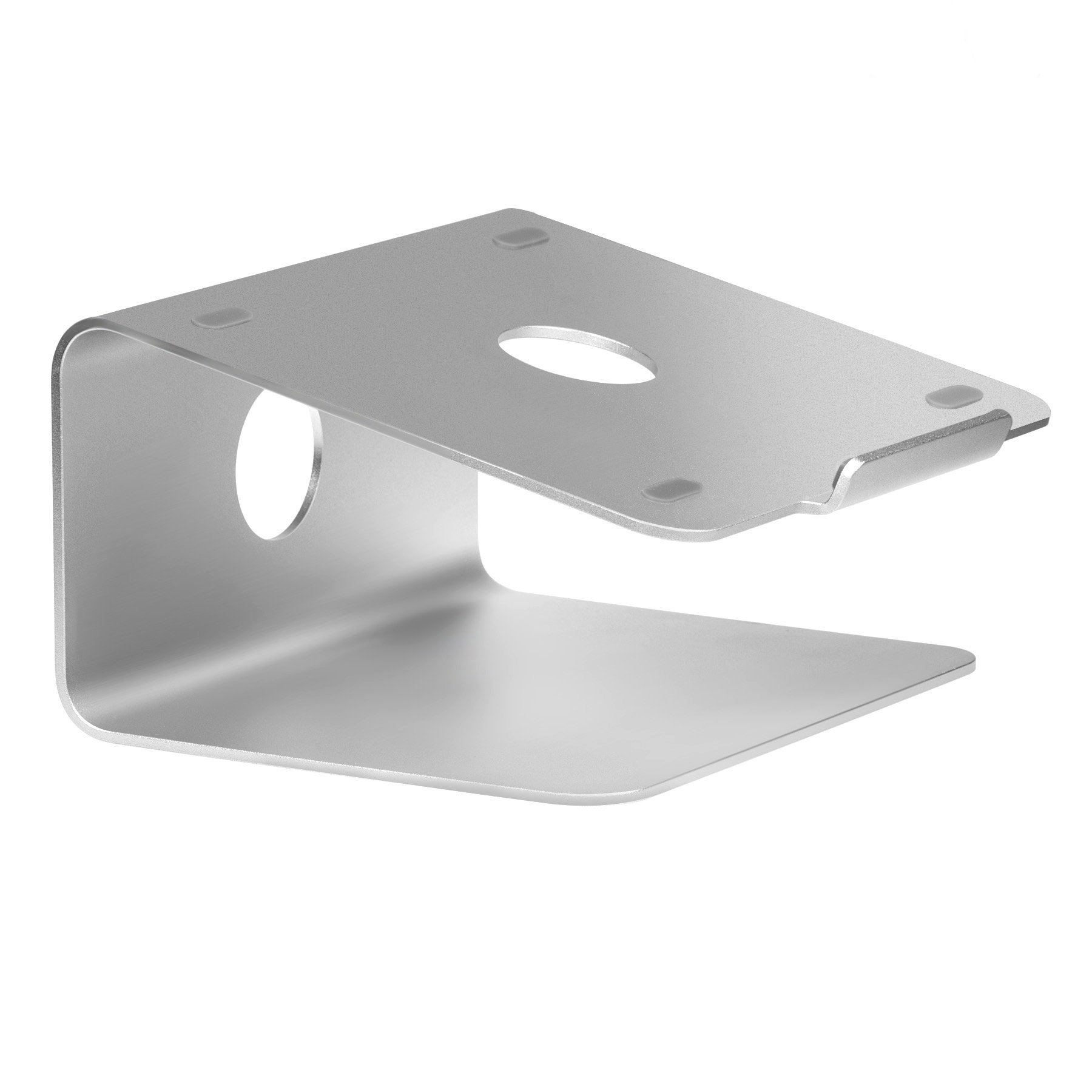 Maclean MC-730 Universal Laptophalterung Aluminium Notebookständer Haterung Belüftungssystem Ständer um 360 Grad drehbar