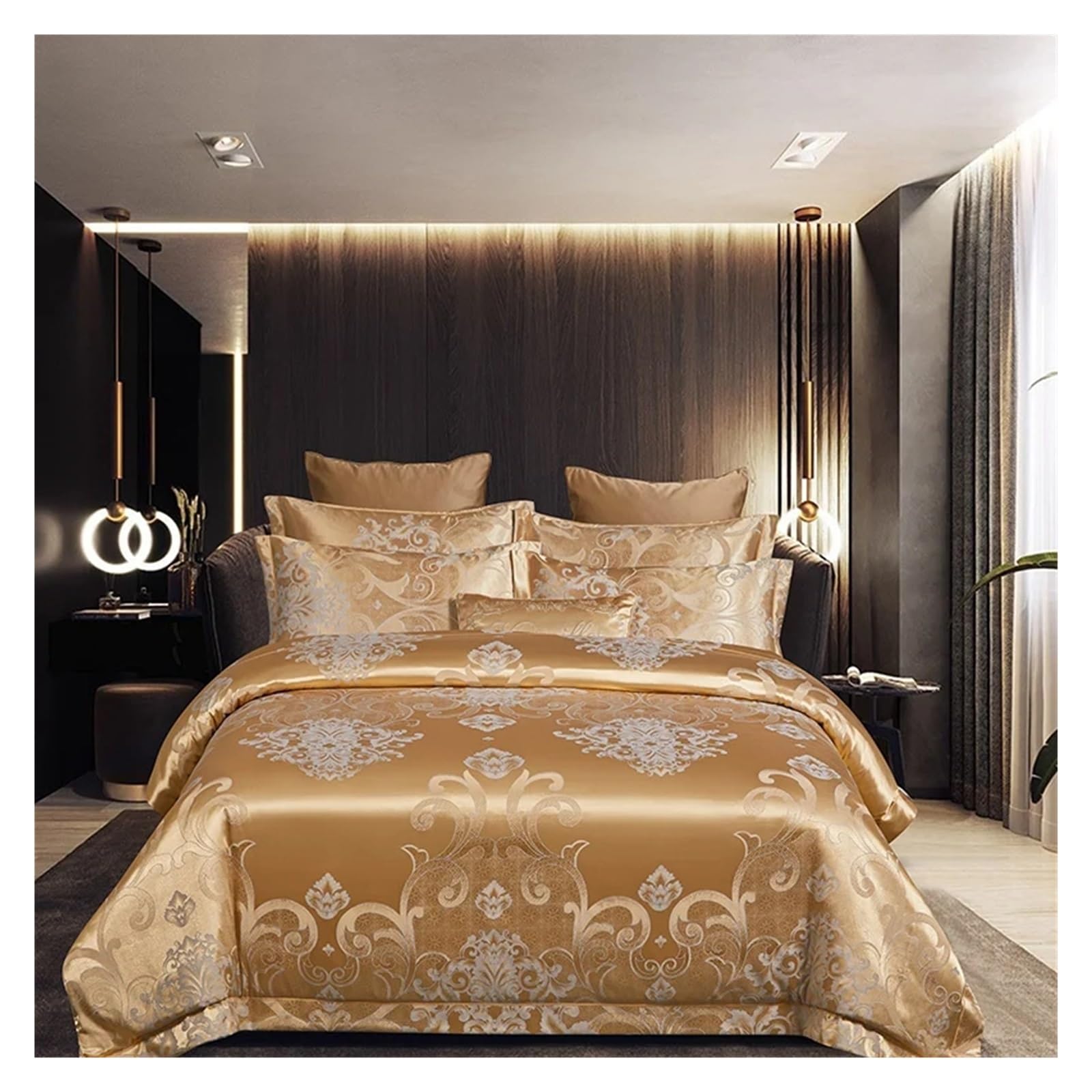 Parure de lit en satin de coton pour éviter les frictions de la peau et sublimer la chambre