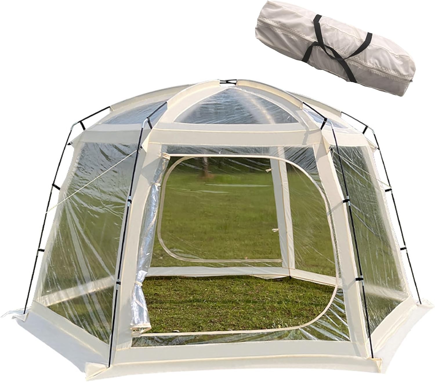 Bubble Tent, Instant Pop-Up Shelter, 8-12 Person Igloo Bubble Tent with Storage Bag, Rain Protection for Sports, Camping, Fishing & Parades, Effortless Assembly