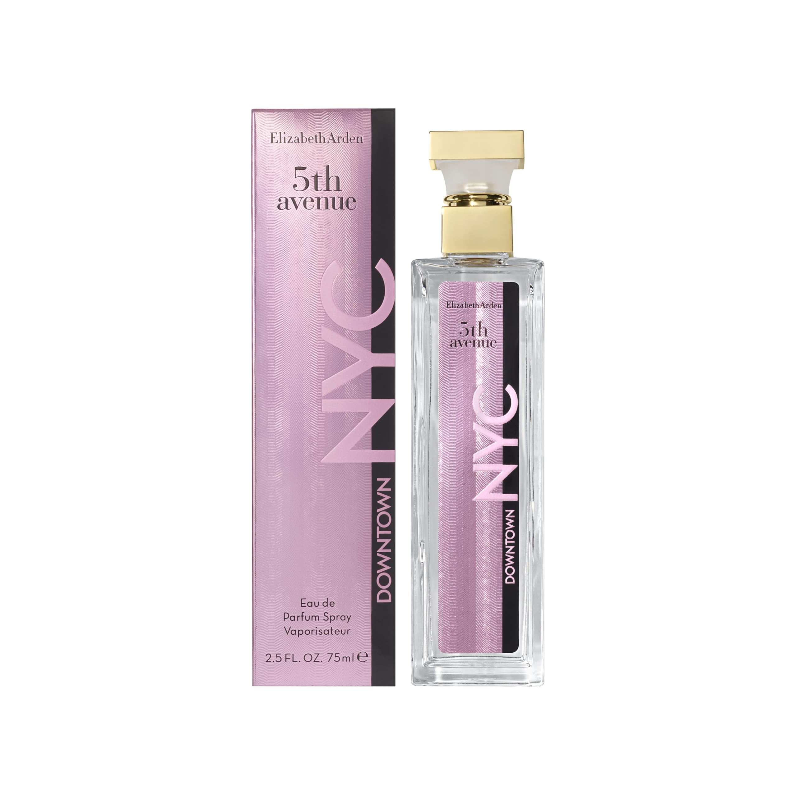 Elizabeth Arden 5th Avenue NYC Downtown Eau de Parfum, 75ml, Floral Chypre Fragrance, Luxury Perfume for Women