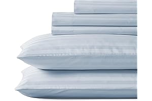 500 Thread Count Cotton Split King Sheets for Adjustable Beds Offer Snug Fit