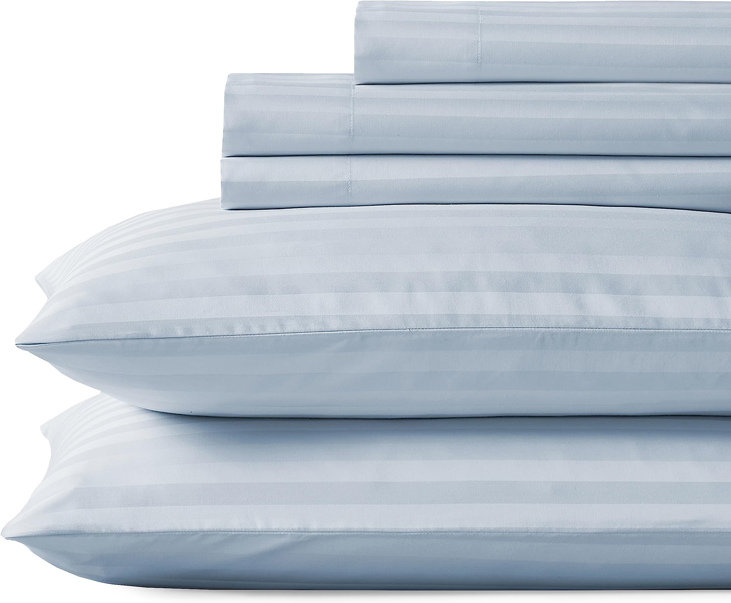 Amazon.com: RUVANTI 100% Cotton Sheets - Crispy Cooling Percale Sheets ...