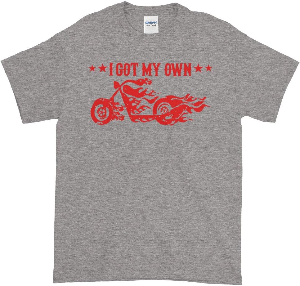 This Bitch Didn't Fall Off Biker Babe Shirt, Design on Front and Back