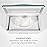Ubbi Baby Wipes Dispenser with Weighted Plate and Secure Seal, Nursery and Baby Registry Essential to Keep Wipes Fresh, Open Water