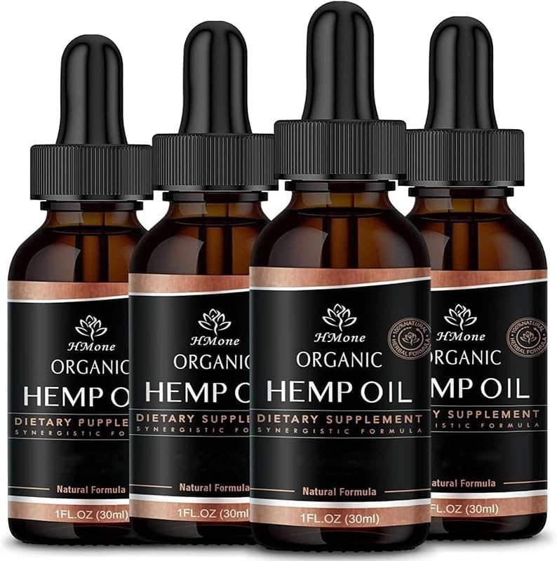 HMone Suplemento de óleo de cânhamo orgânico, 120 mL