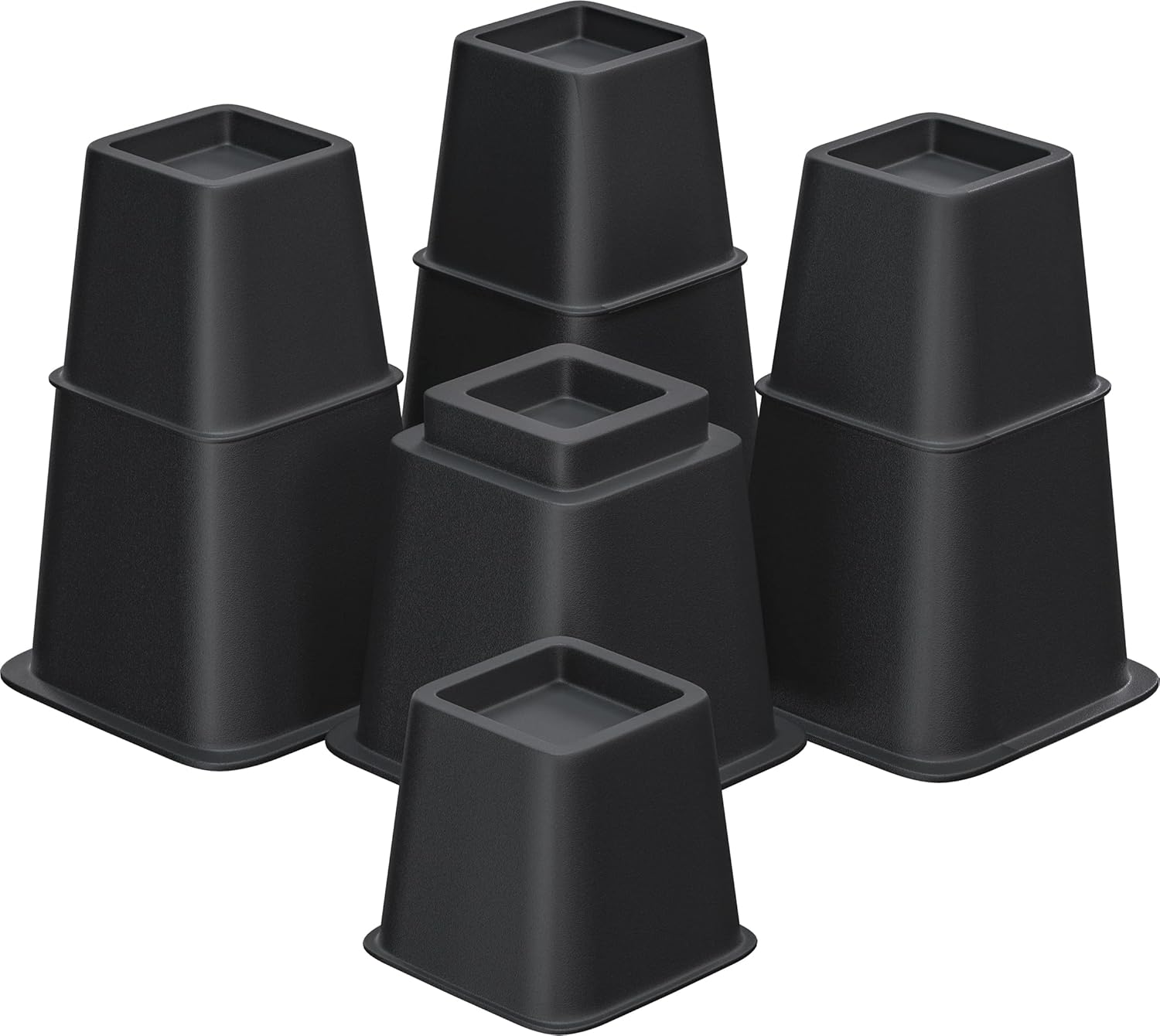 Lufia Bed Furniture Risers Heavy Duty, Elevation in Heights