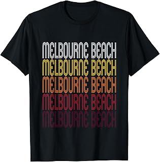 Melbourne Beach, FL | Vintage Style Florida T-shirt for Men Women Kids