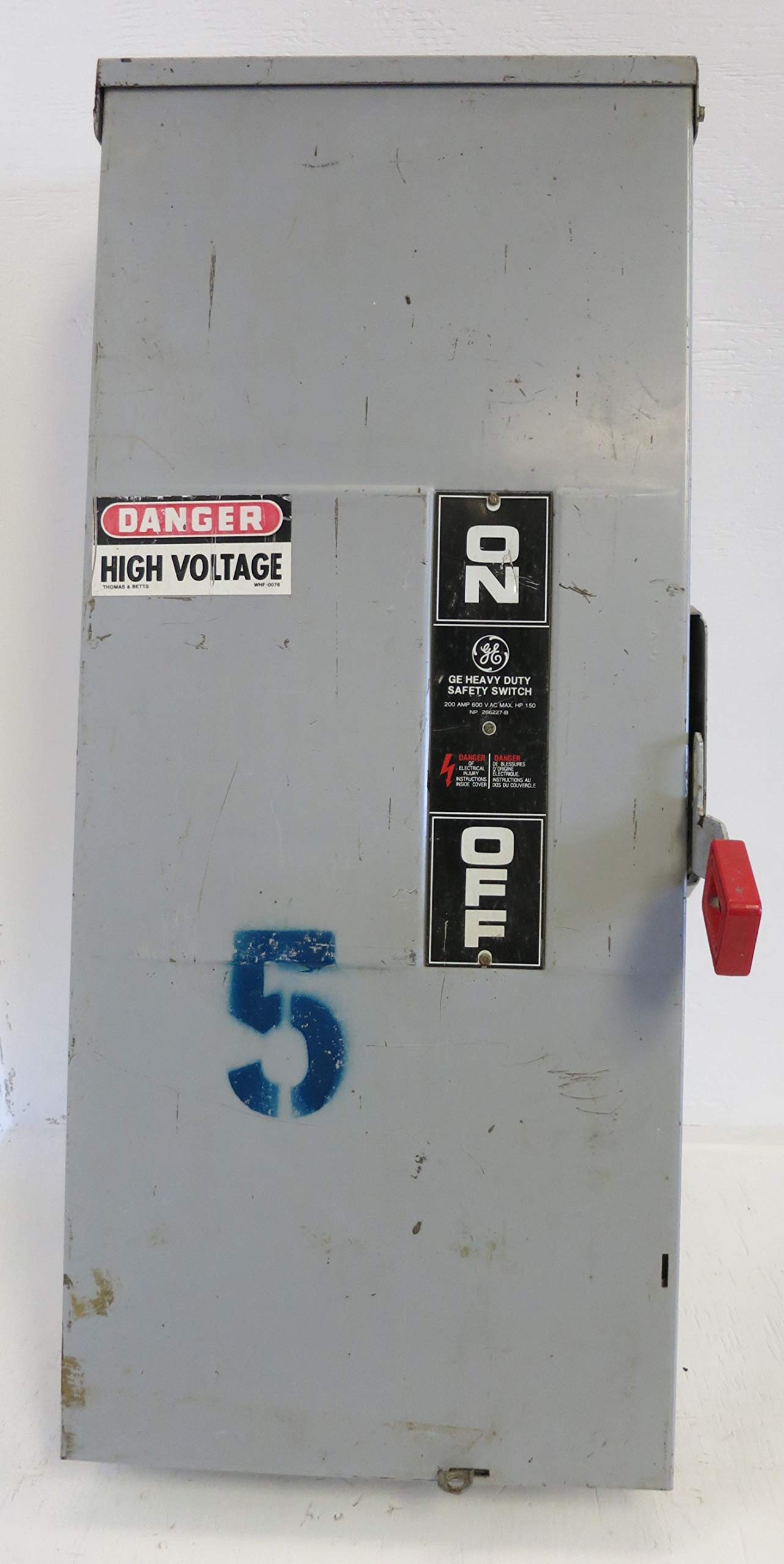 GEDistribution GE 200A 600V 3P Switch, TH3364R