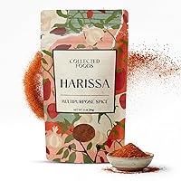 Vista 10 de Mezcla de especias Harissa de rosas de alta calidad, condimento marroquí en lotes pequeños con chiles y pétalos de rosa, perfecto para carnes