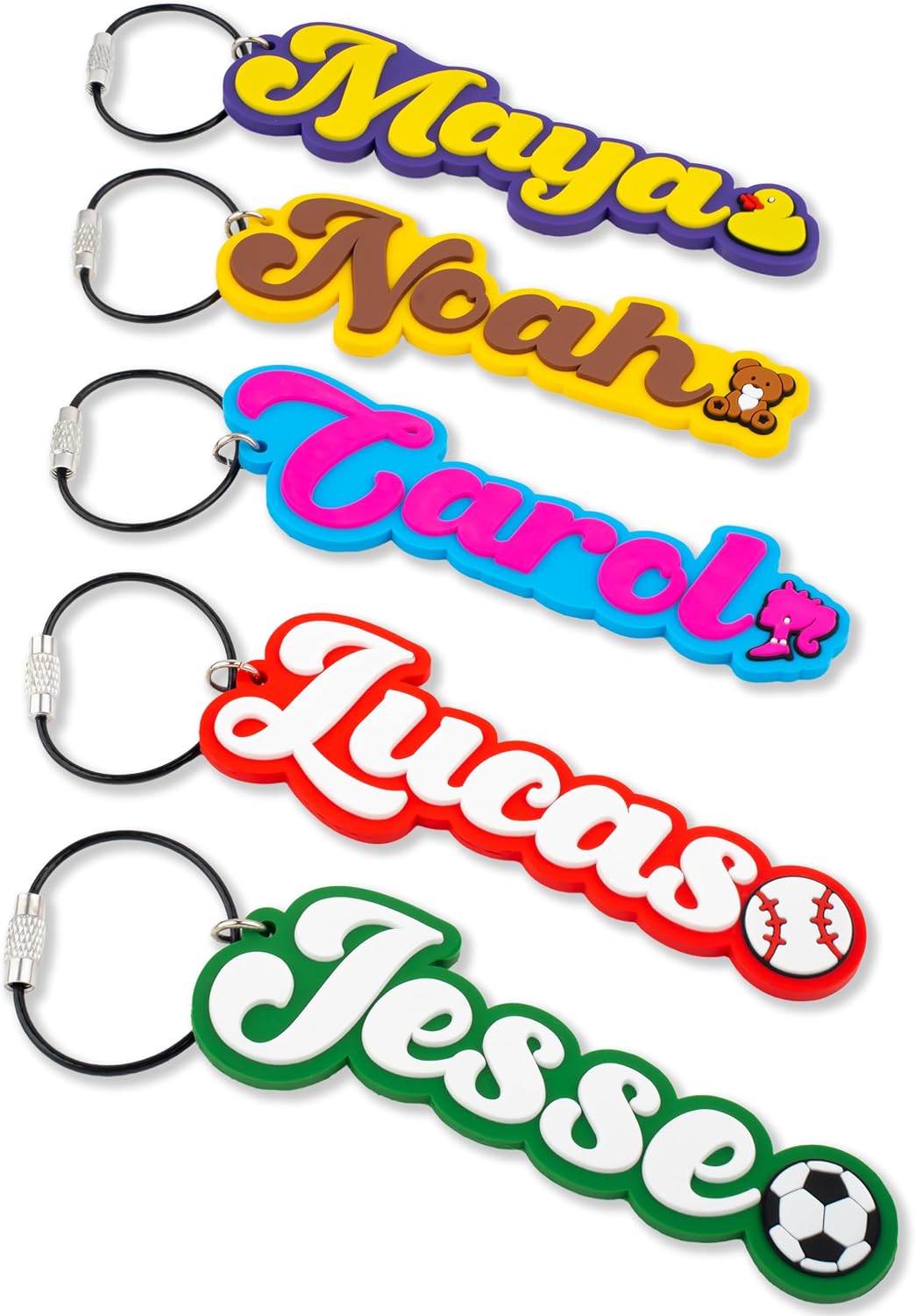 Custom PVC Font Icon Luggage Tags