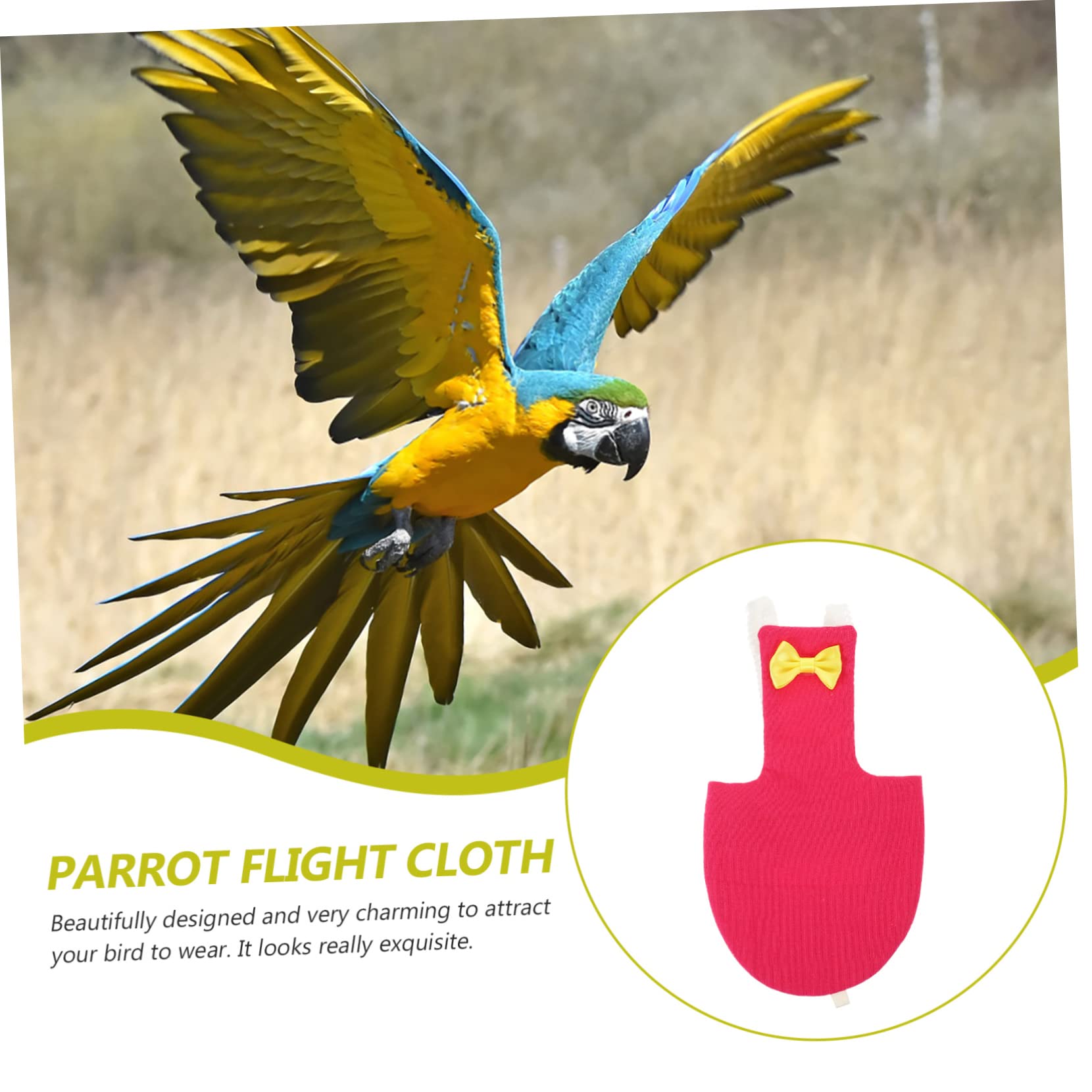 minkissy 2 stücke Fliegende Vogel Windeln Haustier Vogel Windeln Taube papagei Kleidung Flug Anzug für vögel nymphensittich papagei Kleidung