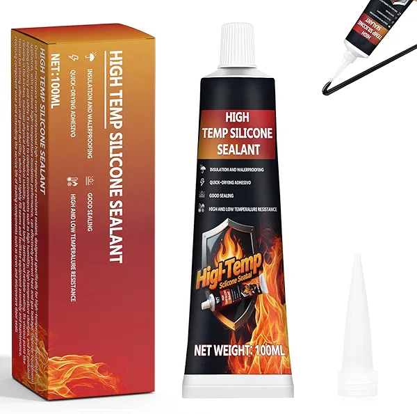 INNOVAYOU 100ml Oven Heat Resistant Glue, High Temperature Adhesive Fixes Cracks High Temperature Resistance, High Temp Glue Suitable for Oven, Grill, Microwave