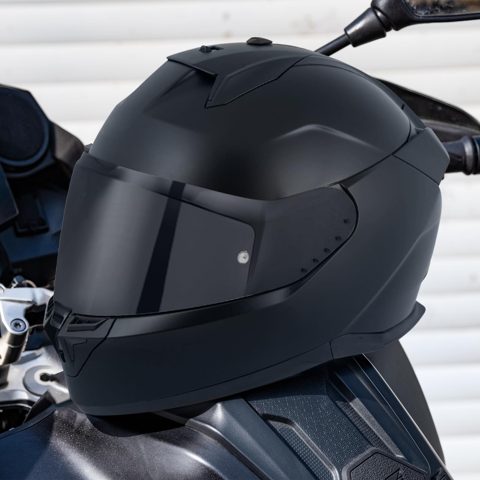 Helmvisier für SKWAL i3/RIDILL 2/ D-SKWAL 3,Motorradhelm Visier,Motorrad Windschutz Helm Objektiv Visier,Integralhelm Visier UV-Beständig,Motorradhelm Visier Ersatz (Schwarz)
