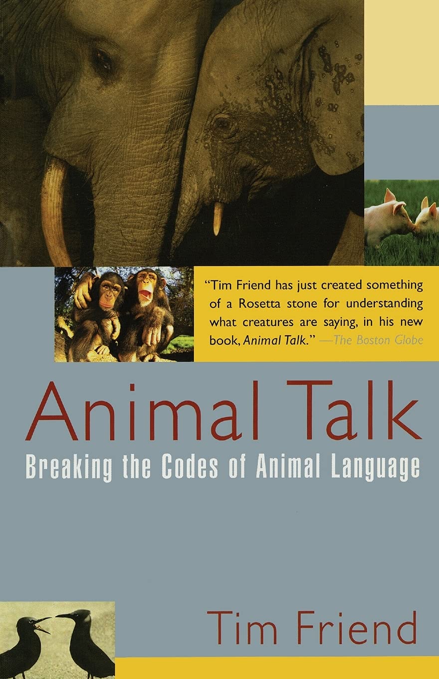 Atria Books Animal Talk Book Breaking the Codes of Animal Language