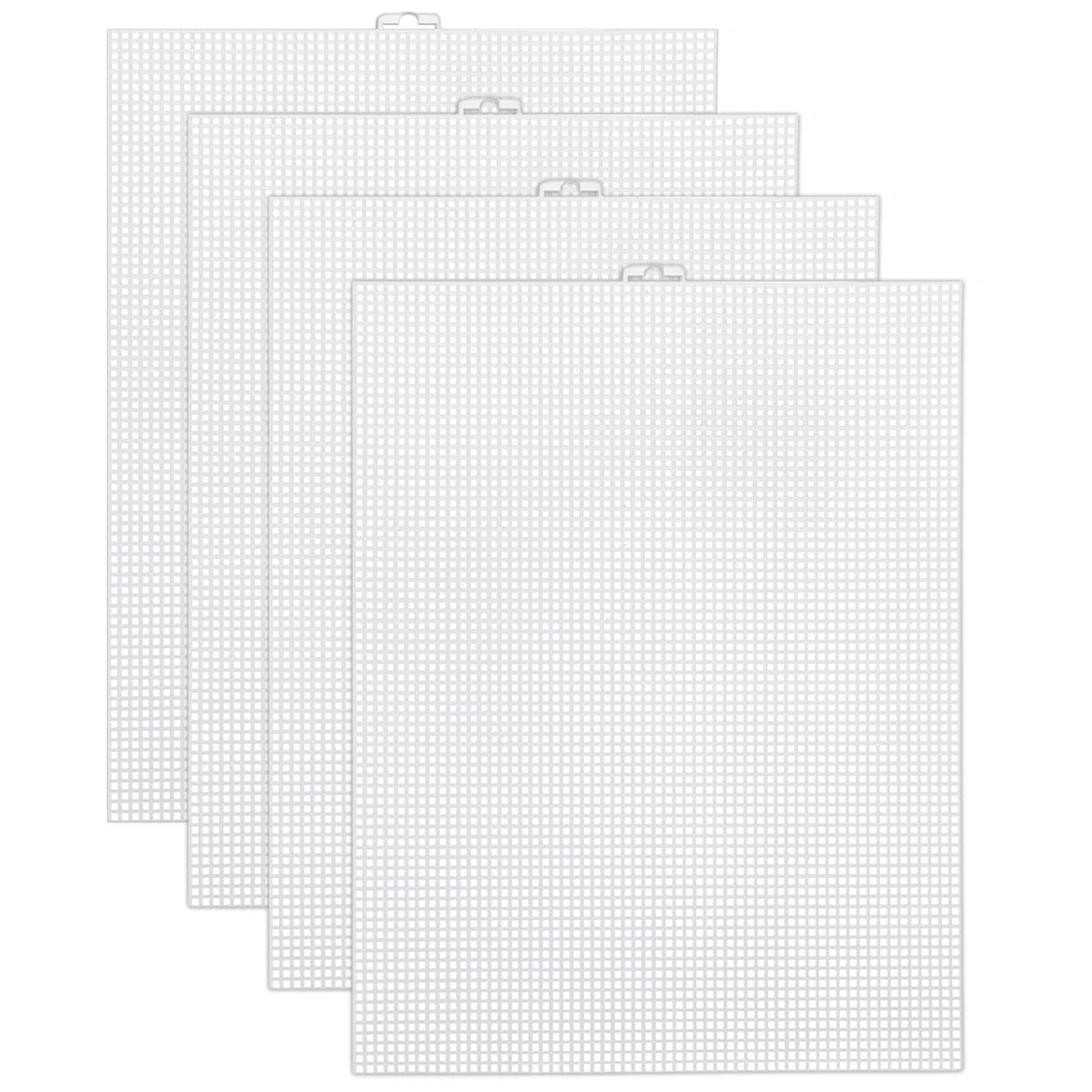 8 Plastic Mesh Canvas Sheets For Embroidery Crafts, Acrylic