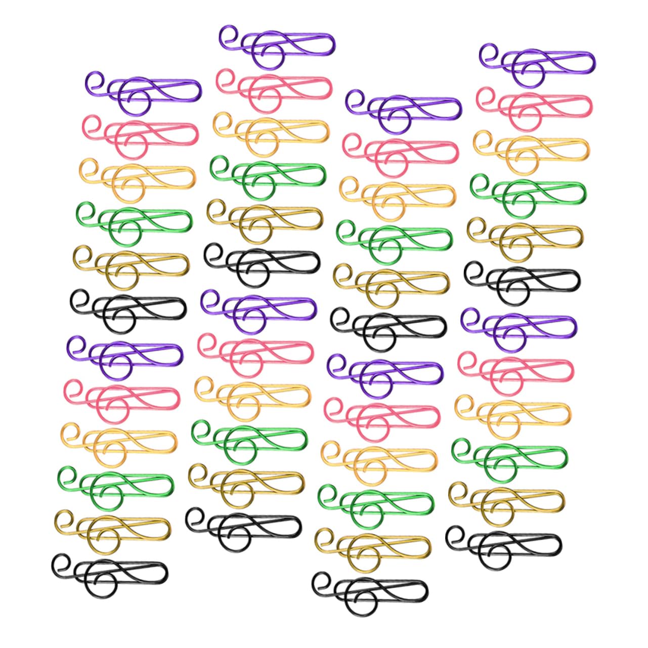 ARTIBETTER 5 Sätze Musiknoten Büroklammern Teiliges Aus Robustem Metall Für Büro Schule Und Studium Kreative Und Vielseitige Dokumentenhalter Für Notizen Fotos 85 Stück * 5