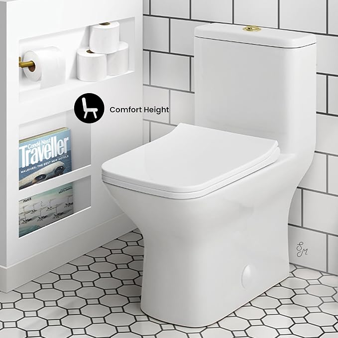Inodoro Cuadrado One Piece Dual Flush Swiss Madison miniatura 7