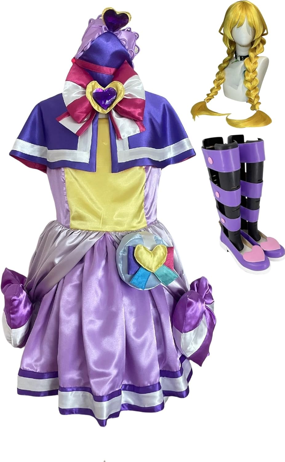 わんだふるプリキュア キュアフレンディ 衣装＋ウィッグ＋靴 コスプレ