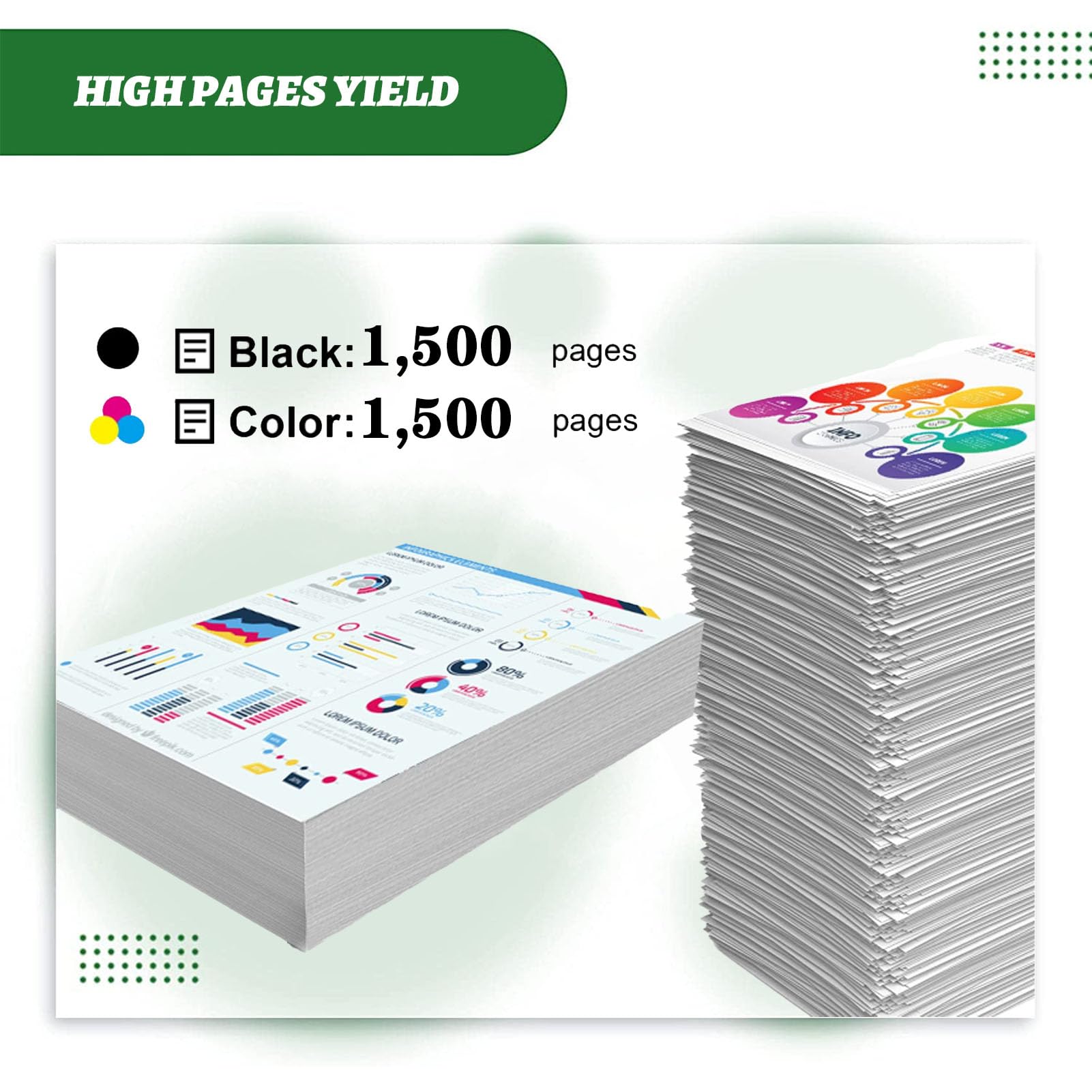 PuCio C3220K0 C3220C0 C3220Y0 C3220M0 Cartuccia di Toner Ad Alta capacità Compatibile per Lexmark C3224DW C3426DW MC3224ADWE MC3224DWE MC3426ADW MC3426I Printers Magenta*1