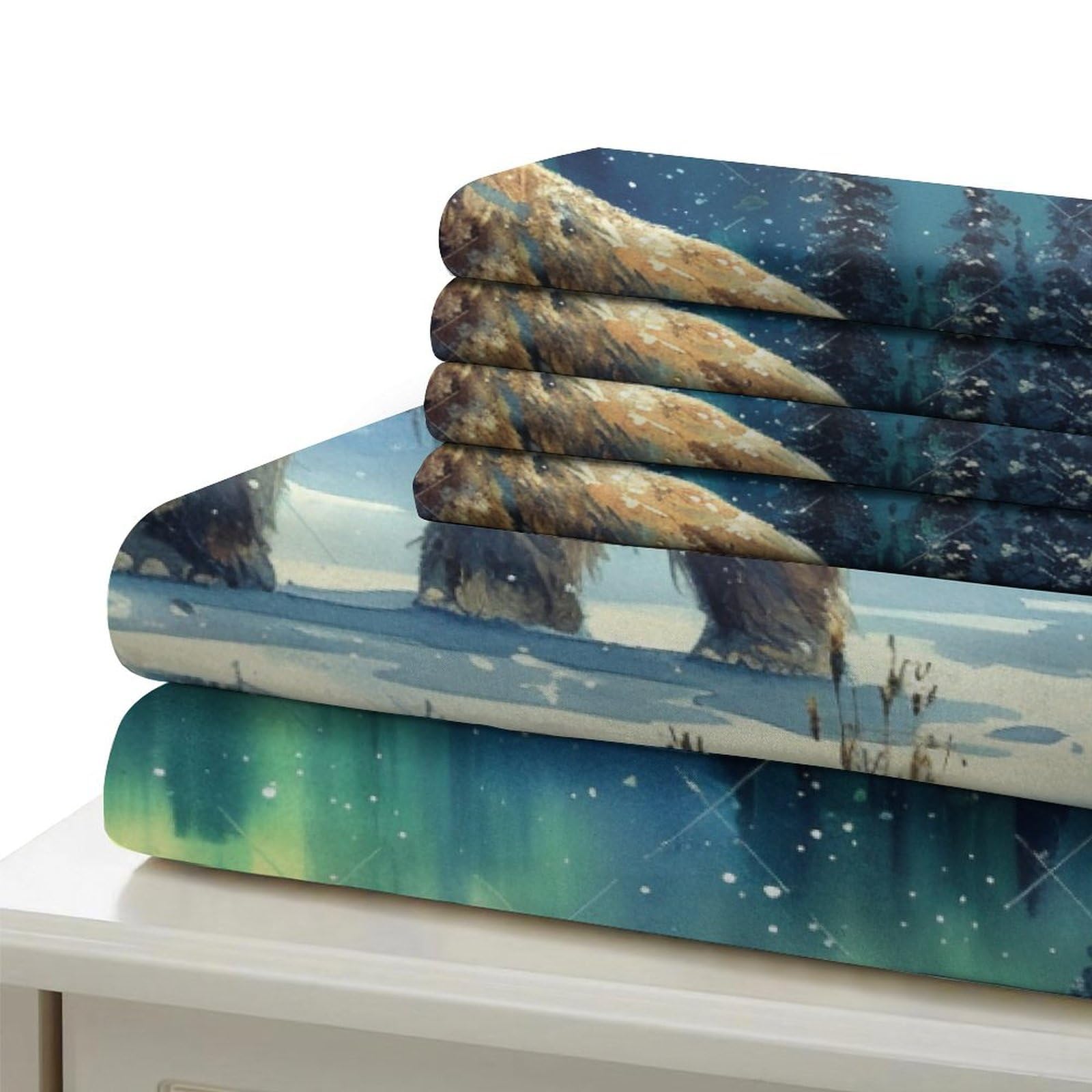 3-częściowy zestaw pościeli z nadrukiem mamuta, mamut, z mikrofibry, z zamkiem błyskawicznym, rozmiar king size (220 x 240 cm), dla nastolatków i dorosłych