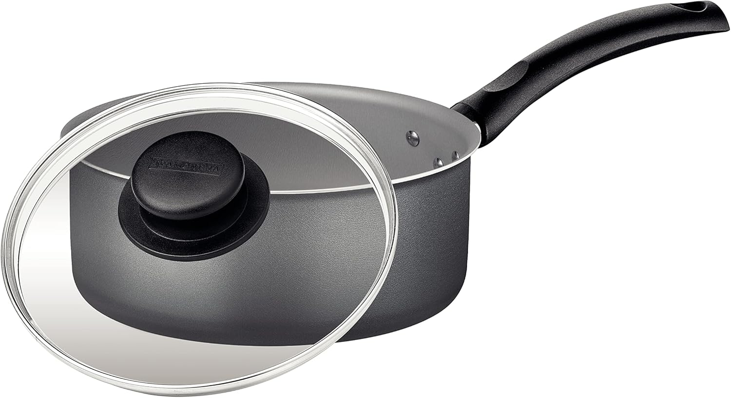 Tramontina 20262/620 Tramontina Single Handpot Saucepan, Trim, 7.9 inches (20 cm), Aluminum, Non-Stick, Fluorine Coated, Glass Lid, Lightweight, Non-Stick, Dishwasher Safe, Gas Fire Only