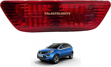 Rear Bumper Fog Light With Bulb and Coupler Compatible with Tata Nexon (2017-2019), Halogen