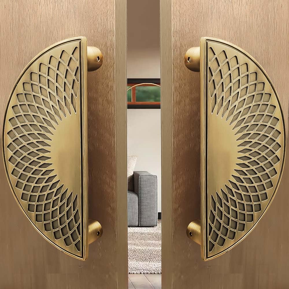 VOLO Main Door Handle/Door Handles for Main Door/Glass Door Handle/Pull Handles, for Home/Office/Hotels(Model- S-620) (Pack of 1 Set) (160mm (8"), Antique Brass)-image-29