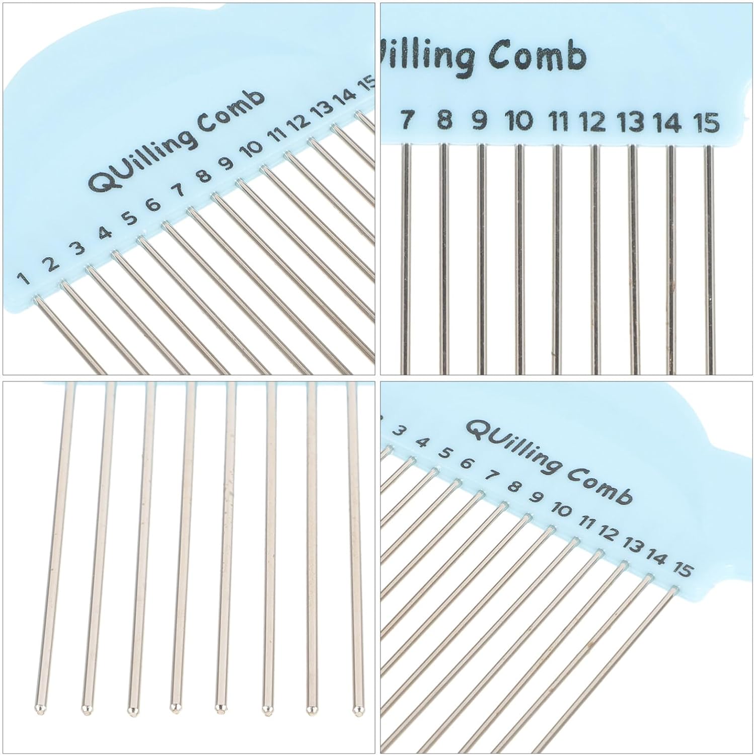 EXCEART DIY Paper Quilling Comb Tool Cute Cartoon Design Easy Use for Paper Crafts Lightweight Quilling Needle Comb for Beginners Art Lovers for Family Fun and Creative Projects