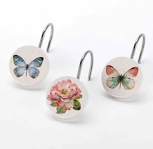 Miniatura 10 de Avanti Linens - Toallas de baño de 3 piezas, toallas de algodón suaves y absorbentes (colección Butterfly Garden)