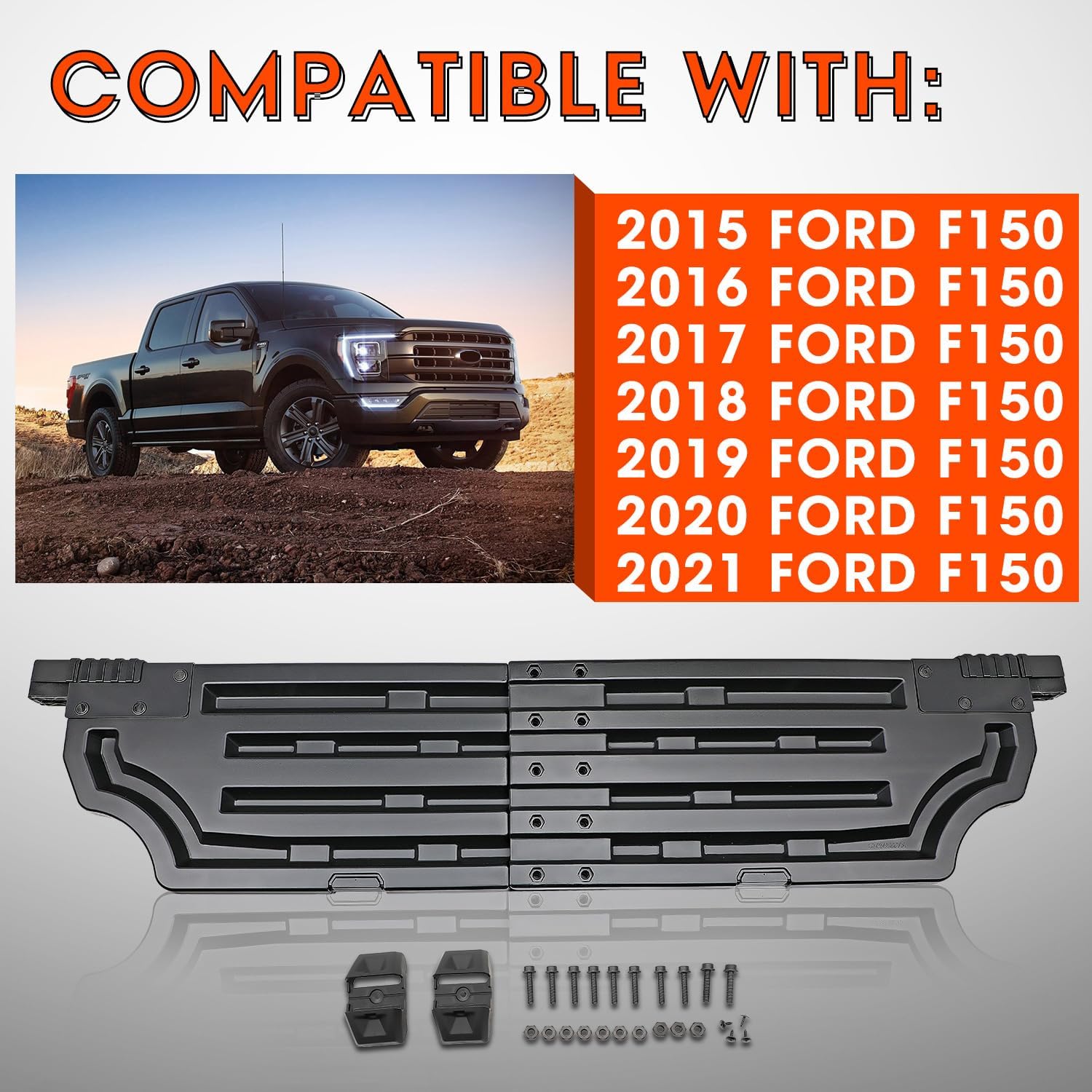 Truck Bed Divider Compatible with Ford F-150 2015 2016 2017 2018 2019 2020 2021 Replace OE Number FL3Z-9900092-A FL3Z9900092A 94322006
