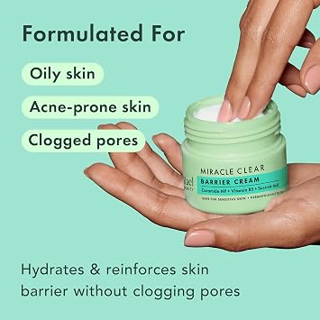 Rael Korean Skin Care - Face Moisturizer, Miracle Clear Barrier Cream (1.8 oz), Blackhead Remover, Pore Control Clay Mask (3.4 fl. oz), Face Wash, Exfoliating Cleanser (5.1 fl. oz)