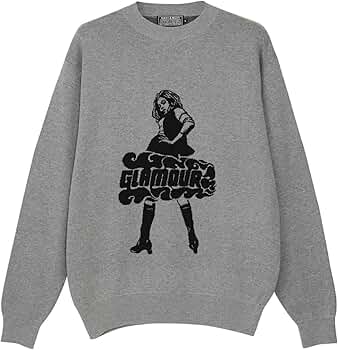 ヒステリックグラマー VIXEN GIRLジャカードセーター ニット 赤 黒 HYSTERIC GLAMOUR（ヒステリックグラマー） ニット セーター