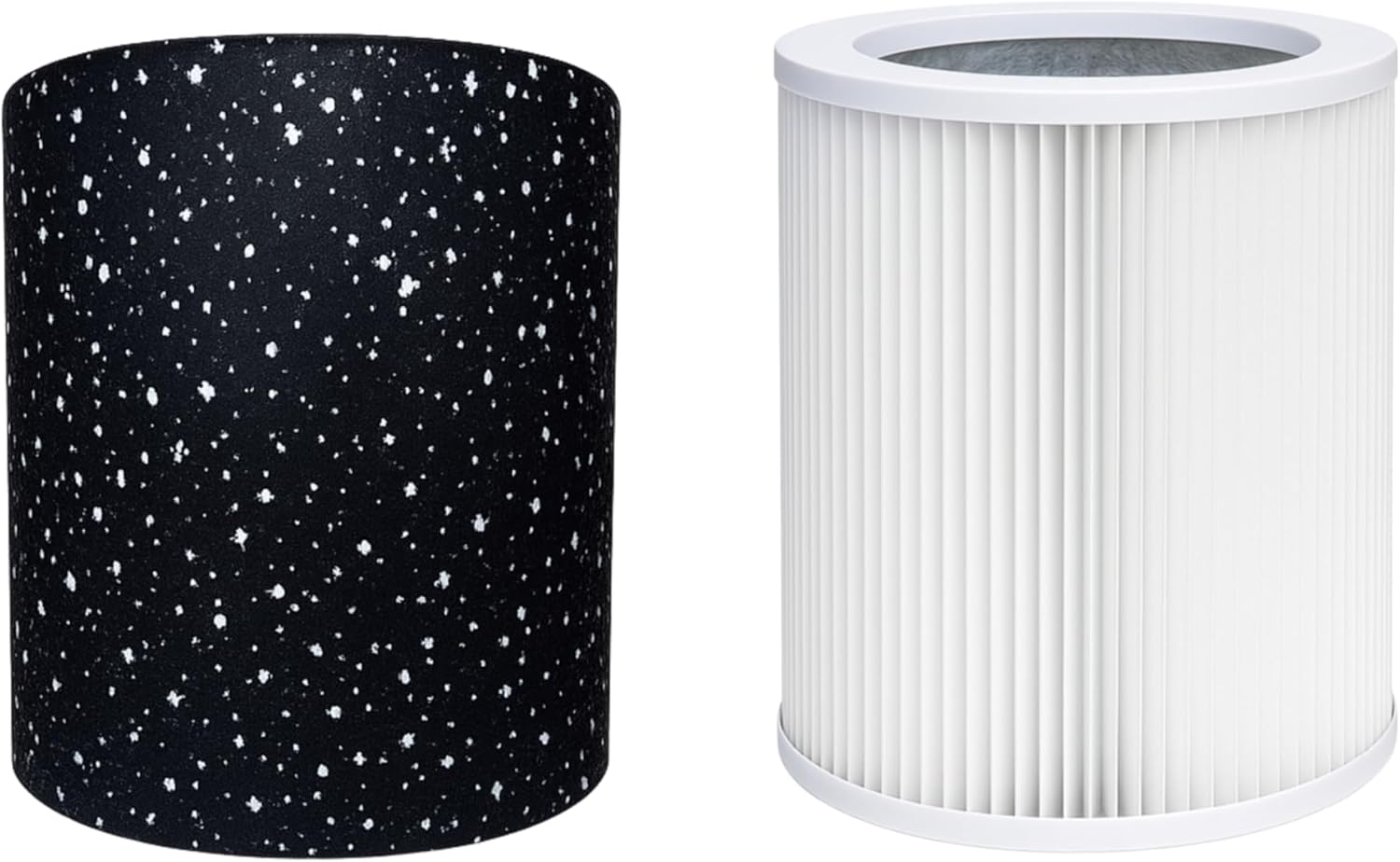 Nispira HP400 Series H-HF400-VP Filter Replacement Compatible with Hunter HP400 Cylindrical Tower Air Purifier True HEPA Activated Carbon Pre-Filter 2 Pack - Image 8