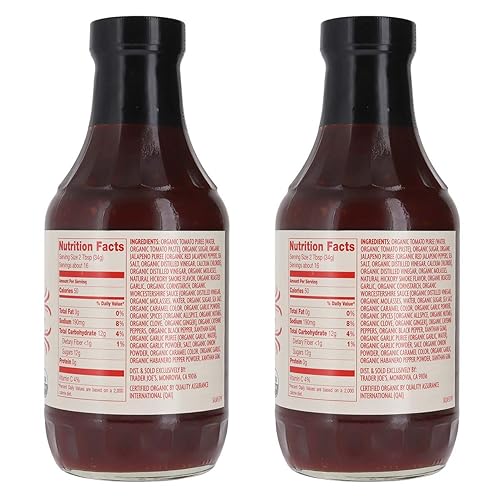 Miniatura 2 de Trader Joe's - Paquete de salsa orgánica para barbacoa de sriracha y ajo asado (paquete de 2)