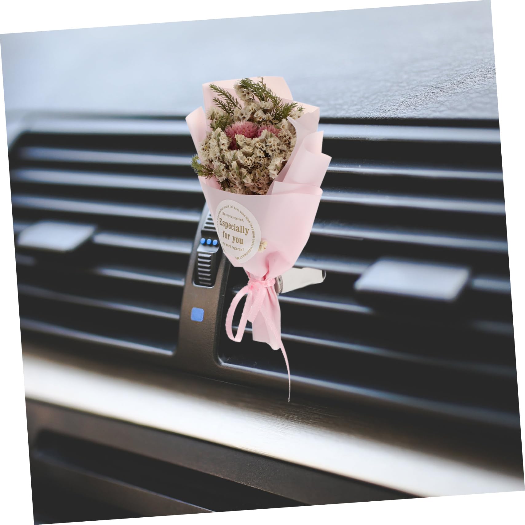 NOLITOY 6piezas Clip De Aromaterapia Floral Para Coche Ambientador De Aire Diseño Elegante Para Automóviles y