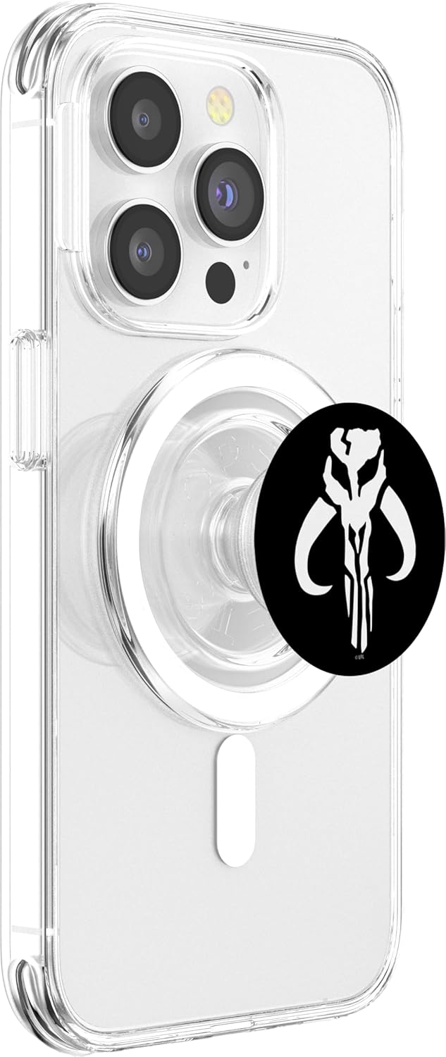 Star Wars Mandalorian Logo PopSockets MagSafe PopGrip for iPhone