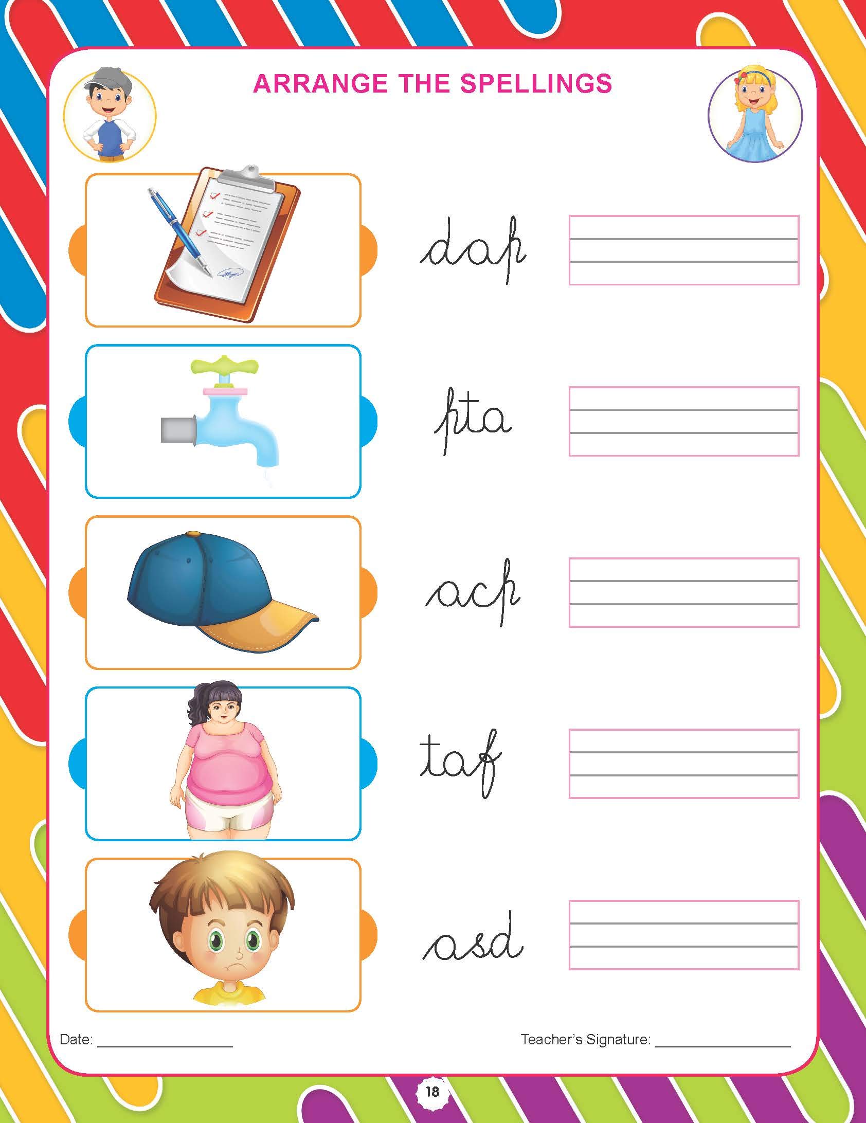 Kindergarten Englisch Arbeit Buch
