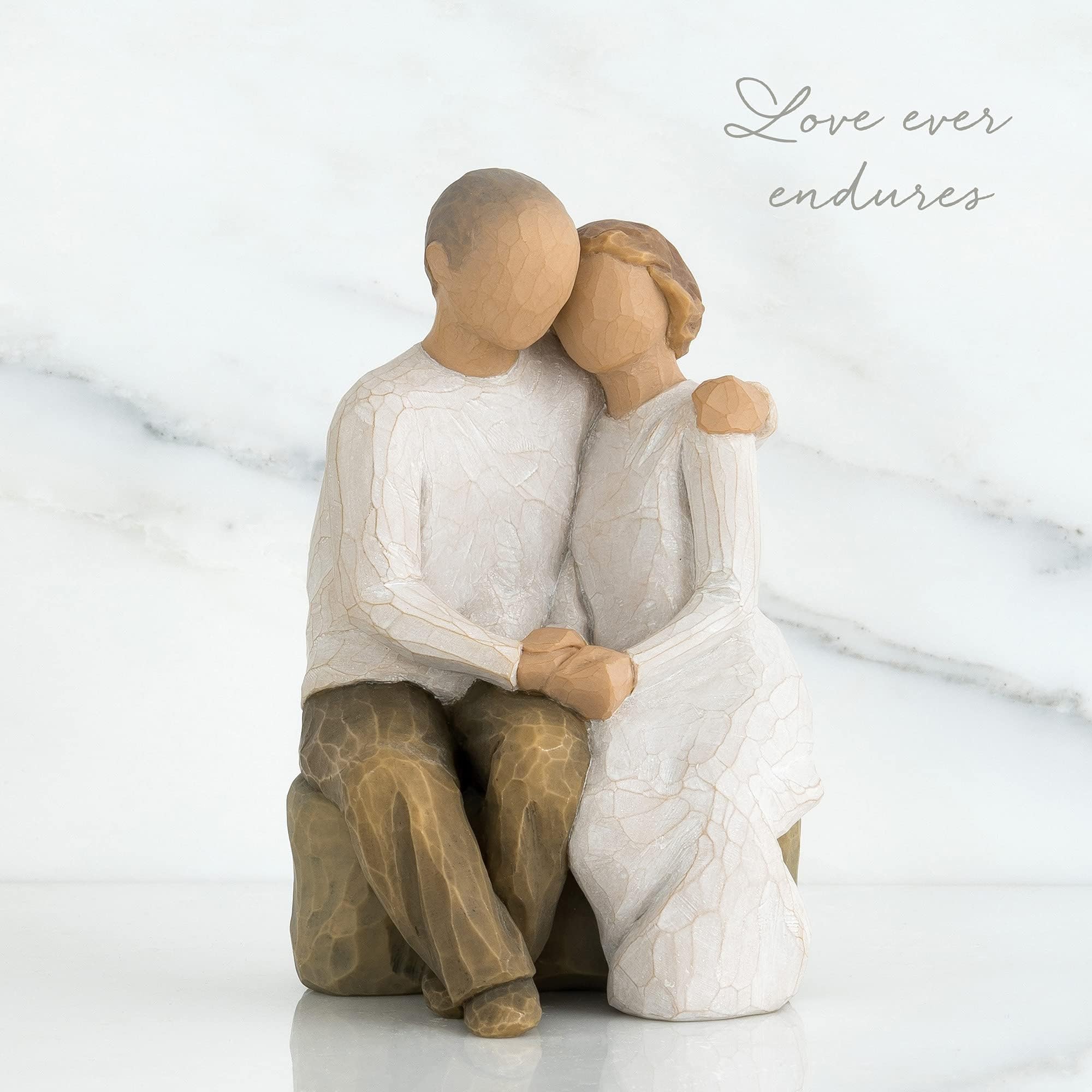Willow Tree Figura de Hombre y Mujer Enamorados, Enesco