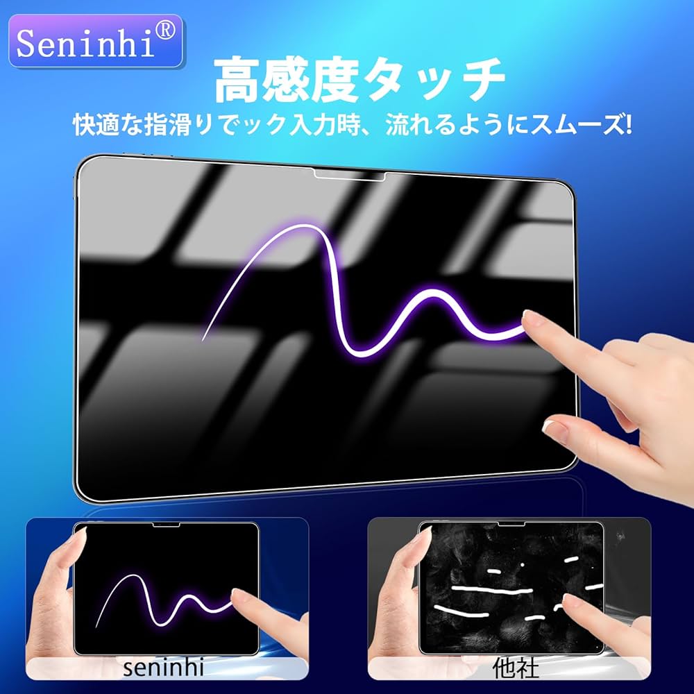 iPad Pro 13インチ 2024 第7世代 用 フィルム 2024 改良 iPad Pro 13インチ 2024 第7世代 用 フィルム 2024 改良 強化