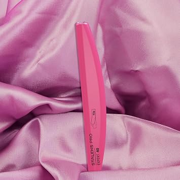 STALEKS PRO Expert 40 Crescent Plastic Nail File Base