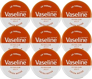 Vaseline Lip Therapy with Cocoa Butter Petroleum Jelly 20g (9 PACK)