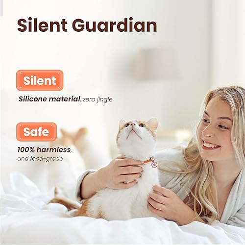 Miniatura 6 de Pawaii Etiqueta de identificación para mascotas con código QR, etiqueta de identificación de perro de silicona silenciosa, perfil en línea