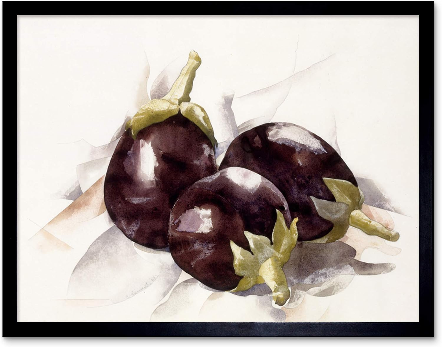 Demuth Eggplant Aubergine Painting Unframed Wall Art Print Poster Home Decor Premium