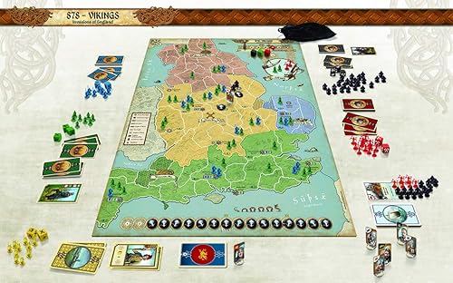 Miniatura 3 de Academy Games | 878 Vikings Invasion of England 2nd Edition | Juego de mesa | 2 a 4 jugadores