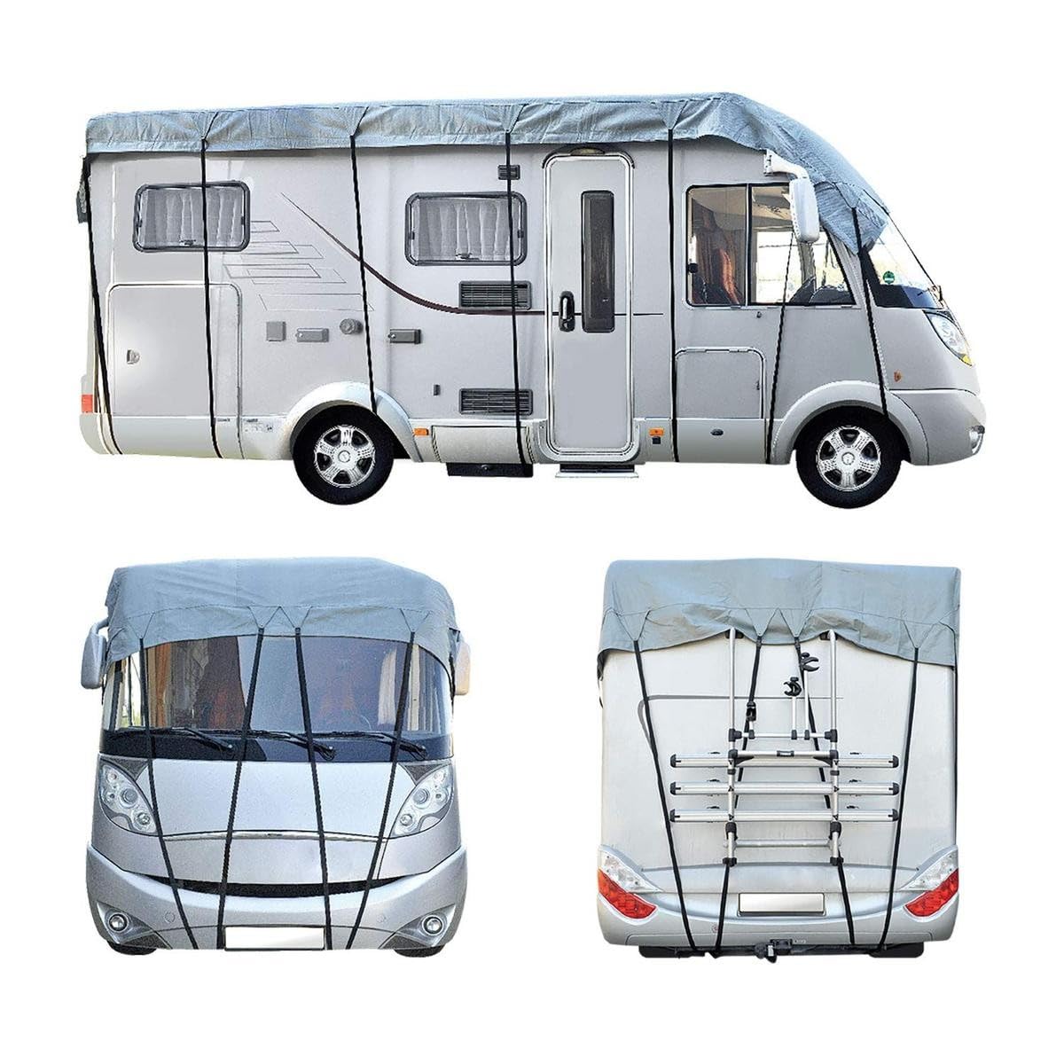 Cartrend Plandeka dachowa do przyczep kempingowych, 8,0 x 3 m