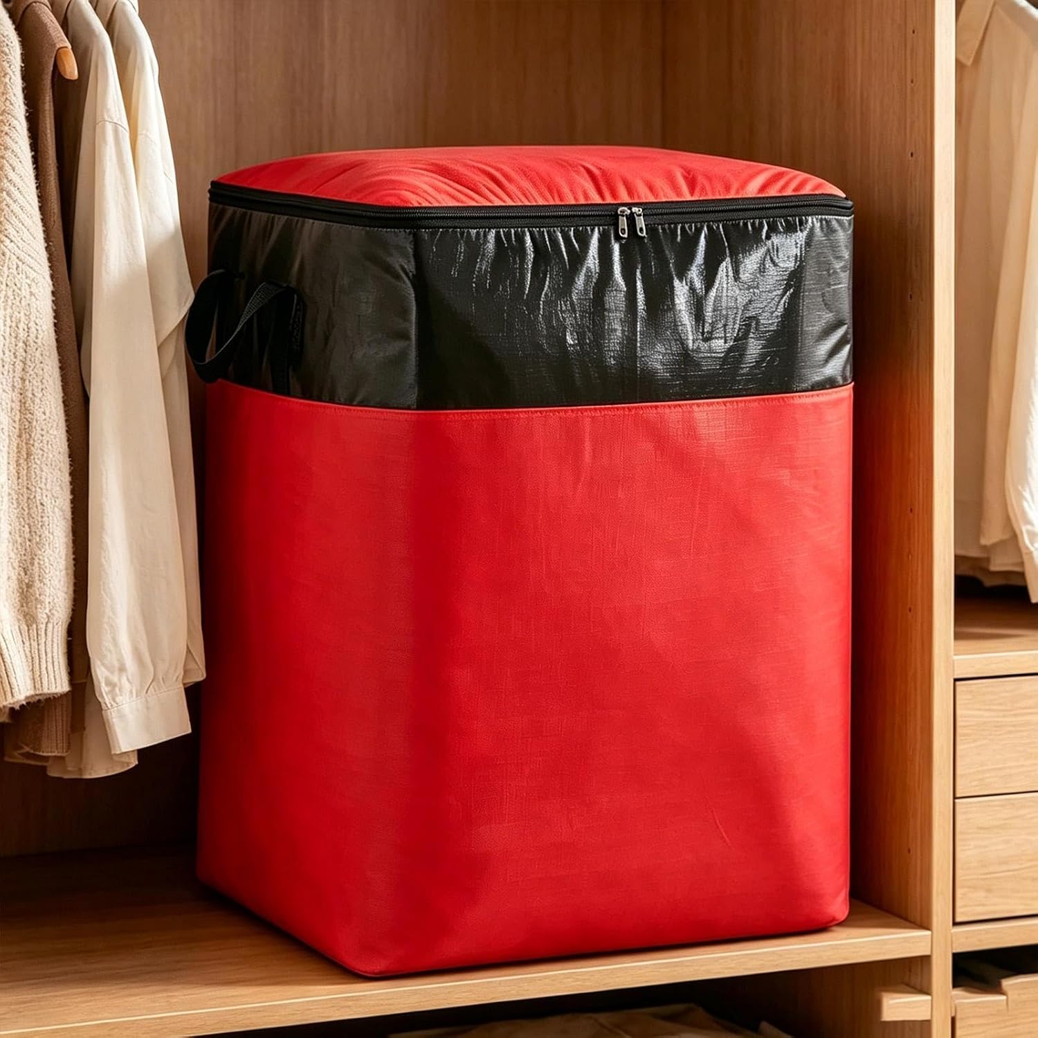 Large Moving Bags - 140L Extra Capacity Storage Container, Heavy Duty Clothes Organizer Tote, Reinforced Carry Handle Packing Solution | Apartment Relocation, College Dorm Transition, Seasonal