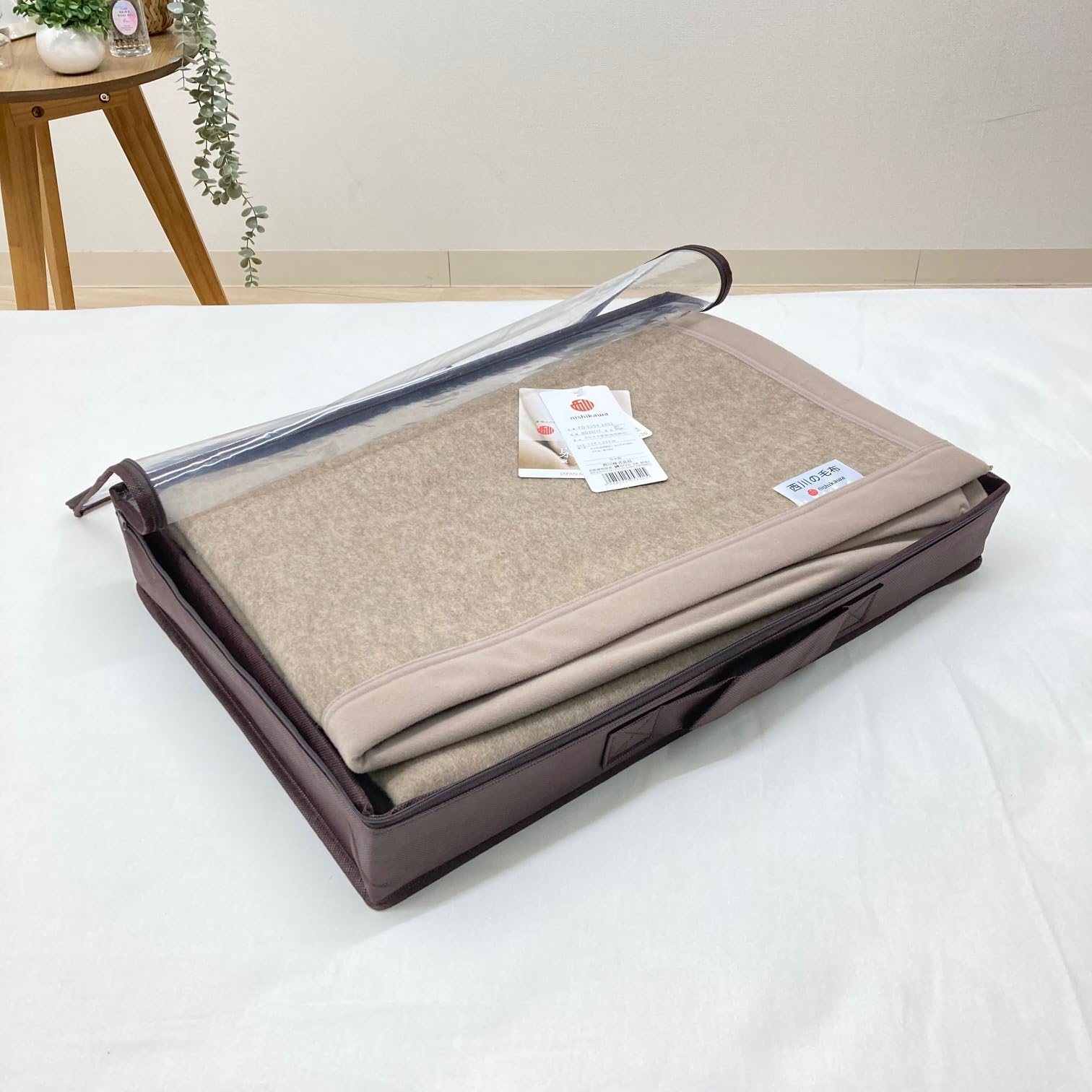 Amazon｜カシミヤ毛布 西川 シングル カシミア 日本製 タテ糸綿100