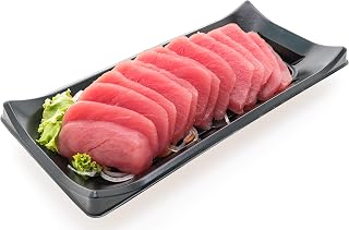 Fresh2yourdoor Yellowfin Tuna Steaks - 3 x 6 Oz. (1.88 Lb.) - High in Protein and Essential Amino Acids - Wild Caught from the Pacific Ocean - 100% Natural, Vacuum Packed, Ready to Cook