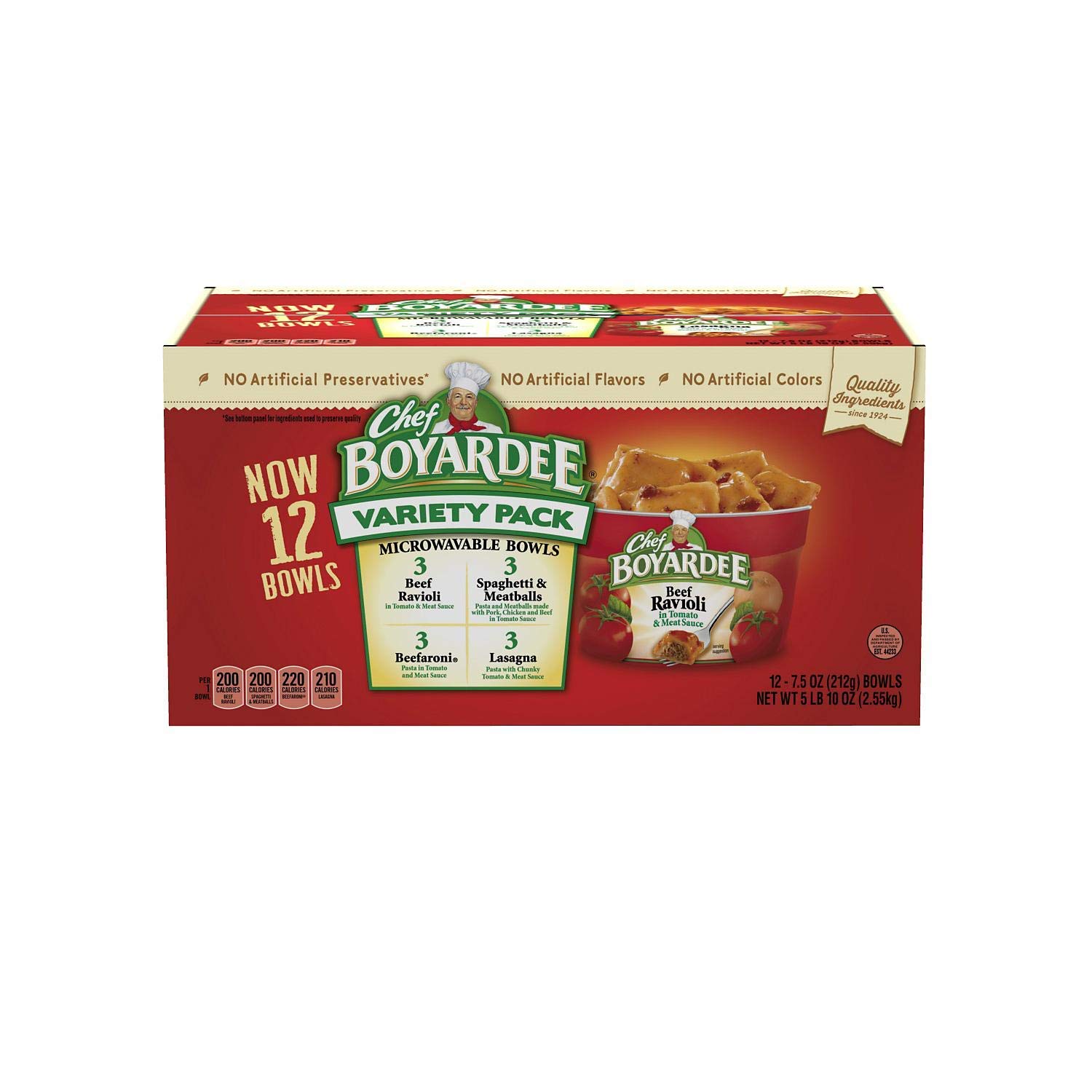 Chef Boyardee Variety Pack (7.5 oz, 12 pk.)